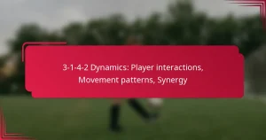 Read more about the article 3-1-4-2 Dynamics: Player interactions, Movement patterns, Synergy