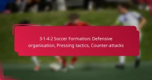 Read more about the article 3-1-4-2 Soccer Formation: Defensive organisation, Pressing tactics, Counter-attacks
