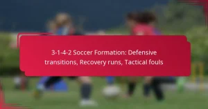 Read more about the article 3-1-4-2 Soccer Formation: Defensive transitions, Recovery runs, Tactical fouls