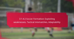 Read more about the article 3-1-4-2 Soccer Formation: Exploiting weaknesses, Tactical mismatches, Adaptability