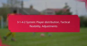 Read more about the article 3-1-4-2 System: Player distribution, Tactical flexibility, Adjustments