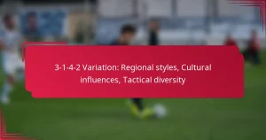 Read more about the article 3-1-4-2 Variation: Regional styles, Cultural influences, Tactical diversity