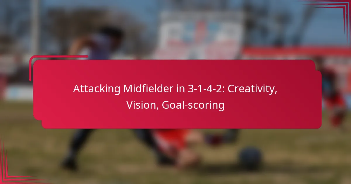 Read more about the article Attacking Midfielder in 3-1-4-2: Creativity, Vision, Goal-scoring