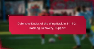 Read more about the article Defensive Duties of the Wing Back in 3-1-4-2: Tracking, Recovery, Support