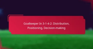 Read more about the article Goalkeeper In 3-1-4-2: Distribution, Positioning, Decision-making