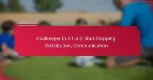 Read more about the article Goalkeeper in 3-1-4-2: Shot-Stopping, Distribution, Communication