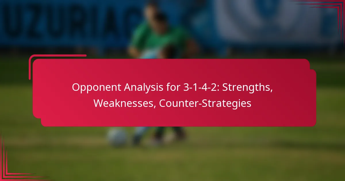 You are currently viewing Opponent Analysis for 3-1-4-2: Strengths, Weaknesses, Counter-Strategies