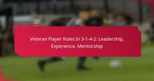 Read more about the article Veteran Player Roles In 3-1-4-2: Leadership, Experience, Mentorship
