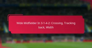 Read more about the article Wide Midfielder In 3-1-4-2: Crossing, Tracking back, Width