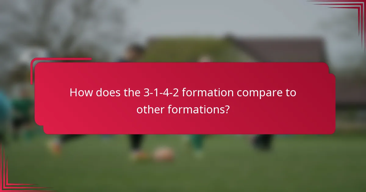 How does the 3-1-4-2 formation compare to other formations?